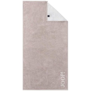 Joop! Duschtuch Divided Doubleface, Natur, Beige, Textil, Uni, 80x150 cm, Made in Germany, Oeko-Tex® Standard 100, saugfähig, Aufhängeschlaufe, strapazierfähig, durchgefärbt, angenehm weich, hochwertige Qualität, Badtextilien, Duschtücher