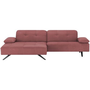 JOOP! Ecksofa   8111 Square ¦ rot ¦ Maße (cm): B: 282 H: 78 T: 229