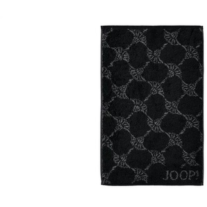 JOOP! Gästetuch  JOOP 1611 Classic Conflower ¦ schwarz ¦ Maße (cm): B: 30