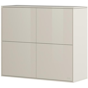 JOOP! Hängeschrank  Gloss Base ¦ grau ¦ Maße (cm): B: 92,5 H: 79,5 T: 32,9