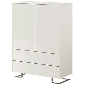 JOOP! Highboard  Gloss 007 ¦ grau ¦ Maße (cm): B: 92,5 H: 126,7 T: 42,4