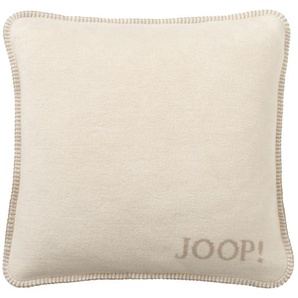 JOOP! Kissen  JOOP! Uni-Doubleface - beige - Füllung: 100% Polyester - 50 cm | Möbel Kraft