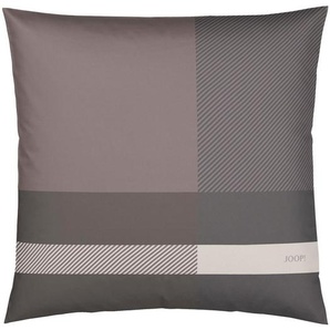 Joop! Kissenhülle Modern, Braun, Grau, Beige, Textil, 80x80 cm, Oeko-Tex® Standard 100, bügelleicht, hochwertige Qualität, Wohntextilien, Kissen, Kissenbezüge