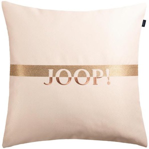 Joop! Kissenhülle J!Label, Creme, Sand, Textil, Streifen, 50x50 cm, hochwertige Qualität, Wohntextilien, Kissen, Kissenbezüge