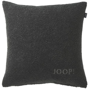 Joop! Kissenhülle J! Touch, Anthrazit, Dunkelgrau, Textil, Uni, 40x40 cm, hochwertige Qualität, Wohntextilien, Kissen, Kissenbezüge