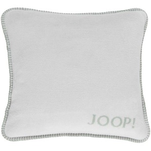 Joop! Kissenhülle UNI Doubleface, Grau, Jadegrün, Natur, Textil, 50x50 cm, Made in Germany, Oeko-Tex® Standard 100, bügelfrei, hochwertige Qualität, Wohntextilien, Kissen, Kissenbezüge