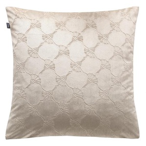 Joop! Kissenhülle Velvety, Beige, Textil, Uni, 40x40 cm, hochwertige Qualität, Wohntextilien, Kissen, Kissenbezüge