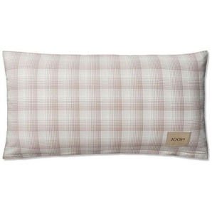 Joop! Kopfkissenbezug Soft Checks, Creme, Textil, Karo, 80x40 cm, Textiles Vertrauen - Oeko-Tex®, pflegeleicht, schadstoffgeprüft, Wohntextilien, Bezüge, Kopfkissenbezüge