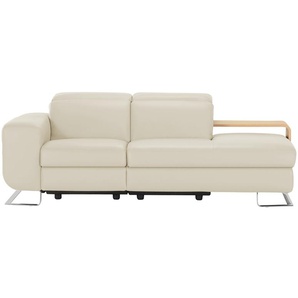 JOOP! Ledersofa  8151 ¦ creme ¦ Maße (cm): B: 211 H: 74 T: 111