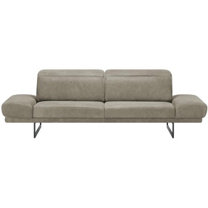 JOOP! Ledersofa  Systems 8154 ¦ grau ¦ Maße (cm): B: 264 H: 79 T: 107