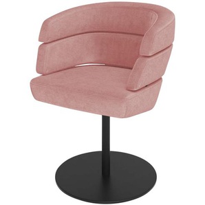 JOOP! Polster-Drehsessel  Curves - rosa/pink - Materialmix - 64 cm - 81 cm - 64 cm | Möbel Kraft