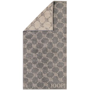 Joop! Saunatuch, Grau, Textil, Floral, 80x200 cm, Textiles Vertrauen - Oeko-Tex®, Made in Germany, Oeko-Tex® Standard 100, saugfähig, Aufhängeschlaufe, durchgefärbt, Freizeit, Wellness, Saunatücher