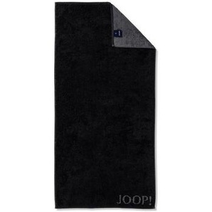 Joop! Saunatuch, Schwarz, Textil, Uni, 80x200 cm, Textiles Vertrauen - Oeko-Tex®, Made in Germany, Oeko-Tex® Standard 100, saugfähig, Aufhängeschlaufe, durchgefärbt, Freizeit, Wellness, Saunatücher