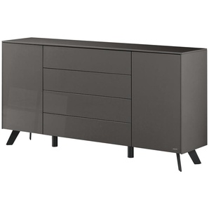 JOOP! Sideboard Gloss Curves - schwarz - Materialmix - 182,5 cm - 93 cm - 42,4 cm | Möbel Kraft