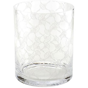 Joop! Vase Allover, Transparent, Glas, zylindrisch, 22 cm, Dekoration, Vasen, Glasvasen