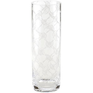 Joop! Vase Allover, Transparent, Glas, zylindrisch, 30 cm, Made in Germany, mundgeblasen, Dekoration, Vasen, Glasvasen