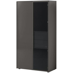 JOOP! Vitrine  Gloss Base ¦ schwarz ¦ Maße (cm): B: 92,5 H: 176,1 T: 42,4