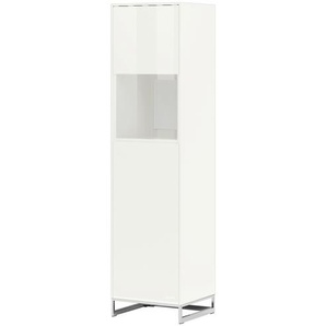 JOOP! Vitrine  Gloss Cubic ¦ weiß ¦ Maße (cm): B: 47,5 H: 184,9 T: 42,4