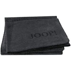 Joop! Wohndecke, Anthrazit, Textil, 150x200 cm, Kettelrand, Wohntextilien, Decken, Kuscheldecken