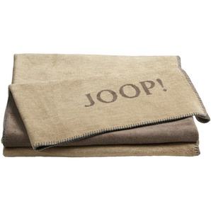 JOOP! Wohndecke JOOP! Melange-Doubleface - braun - Materialmix - 150 cm | Möbel Kraft