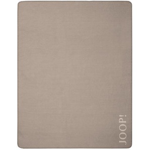 Joop! Wohndecke Touch, Sand, Textil, Streifen, 220x240 cm, Wohntextilien, Decken, Kuscheldecken