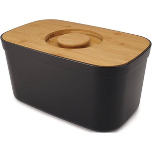 Joseph Joseph Brotkasten Bread Bin, Bambus, Polyprophylen (PP), (1-tlg), mit Schneidebrettdeckel