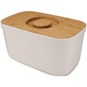 Joseph Joseph Brotkasten Bread Bin, Bambus, Polyprophylen (PP), (1-tlg), mit Schneidebrettdeckel