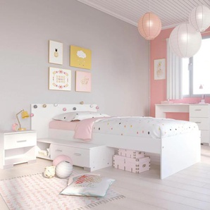 Jugendzimmer-Set PARISOT Galaxy Schlafzimmermöbel-Sets weiß Baby