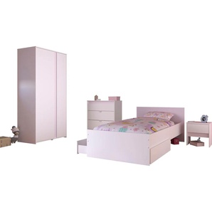 Jugendzimmer-Set PARISOT Pirouette Schlafzimmermöbel-Sets Gr. B/H: 90cm x 200cm, weiß Baby