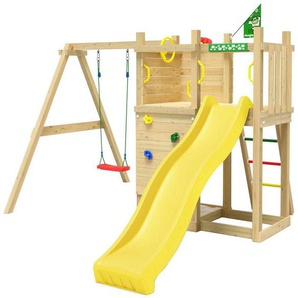 Jungle Gym Spielturm Deck, Spielanlage mit Schaukel und Rutsche mit Wasseranschluss