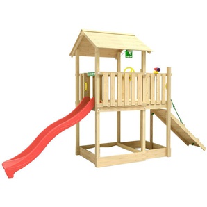 Jungle Gym Spielturm Drift, Spielanlage inklusive Rutsche mit Wasseranschluss