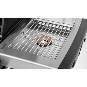 Justus - Gasgrill Mars Plus silber / schwarz 5+1 Brenner, Backburner