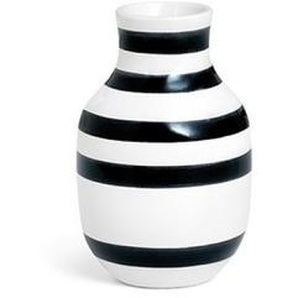 Kähler Omaggio Vasen klein aus Keramik - black - Ø 8 cm - Höhe 12,5 cm