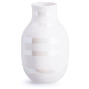 Kähler Omaggio Vasen klein aus Keramik - pearl - Ø 8 cm - Höhe 12,5 cm