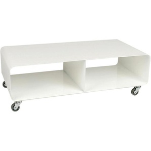 Kare-Design Tv-Element, Weiß, Metall, 90x30x42 cm, Wohnzimmer, TV Möbel, TV-Elemente