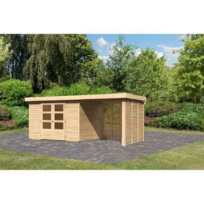 Karibu Gartenhaus Dornhan 4 Set 4 naturfarben 526 x 217 x 211 cm