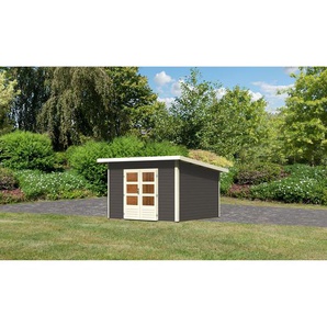 Karibu Gartenhaus Fortheim 3 terragrau 346 x 229,5 x 331,5 cm