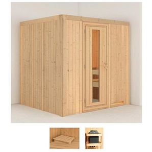 Karibu Sauna Dima, BxTxH: 196 x 170 x 198 cm, 68 mm, (Set) ohne Ofen