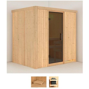 Karibu Sauna Finja, BxTxH: 196 x 151 x 198 cm, 68 mm, (Set) ohne Ofen