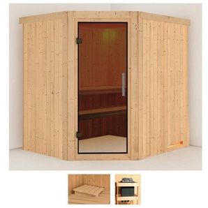 Karibu Sauna Laila, BxTxH: 196 x 170 x 198 cm, 68 mm, (Set) ohne Ofen