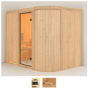 Karibu Sauna Thyra 4, BxTxH: 231 x 170 x 198 cm, 68 mm, (Set) ohne Ofen