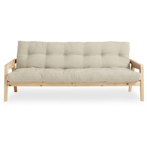 Karup Design Schlafsofa, Mit Holzstruktur, inkl. Futonmatratze, Liegefläche 130x190 cm