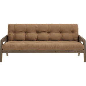 Karup Design Schlafsofa, Mit Holzstruktur, inkl. Futonmatratze, Liegefläche 130x190 cm