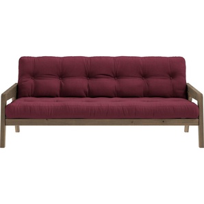 Karup Design Schlafsofa, Mit Holzstruktur, inkl. Futonmatratze, Liegefläche 130x190 cm