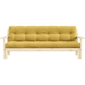 Karup Design Schlafsofa Unwind, Mit Holzstruktur, inkl. Futonmatratze, Liegefläche 130x190 cm