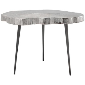 Kayoom Beistelltisch, Schwarz, Silber, Metall, konisch, Rundrohr, 65x56x50 cm, Wohnzimmer, Wohnzimmertische, Beistelltische, Beistelltische Metall