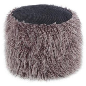 Kayoom Pouf, Dunkelgrau, Kunststoff, Füllung: Polystyrol, 45x38x45 cm, Wohnzimmer, Hocker, Poufs