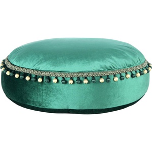 Kayoom Sitzhocker Pouf Taj Mahal 425 (1 St), samtweich, farbig, modern, orientalisches Design