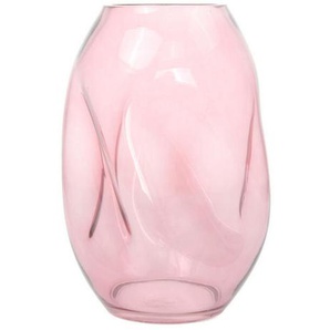 Kayoom Vase, Rosa, Glas, zylindrisch, 15x25x15 cm, mundgeblasen, handgemacht, Dekoration, Vasen, Glasvasen