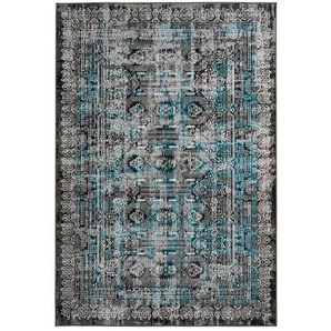 Kayoom Vintage-Teppich Ariya, Blau, Textil, orientalisch, rechteckig, 80x150 cm, Oeko-Tex® Standard 100, Teppiche & Böden, Teppiche, Vintage-Teppiche